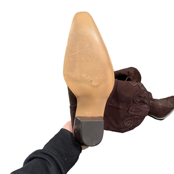 Arizona brown cow girl boots size 8 - Picture 3 of 12